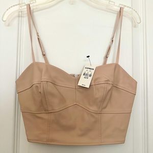 New Express 2 piece Cream Aztec set. Top size: XS Skirt size: S